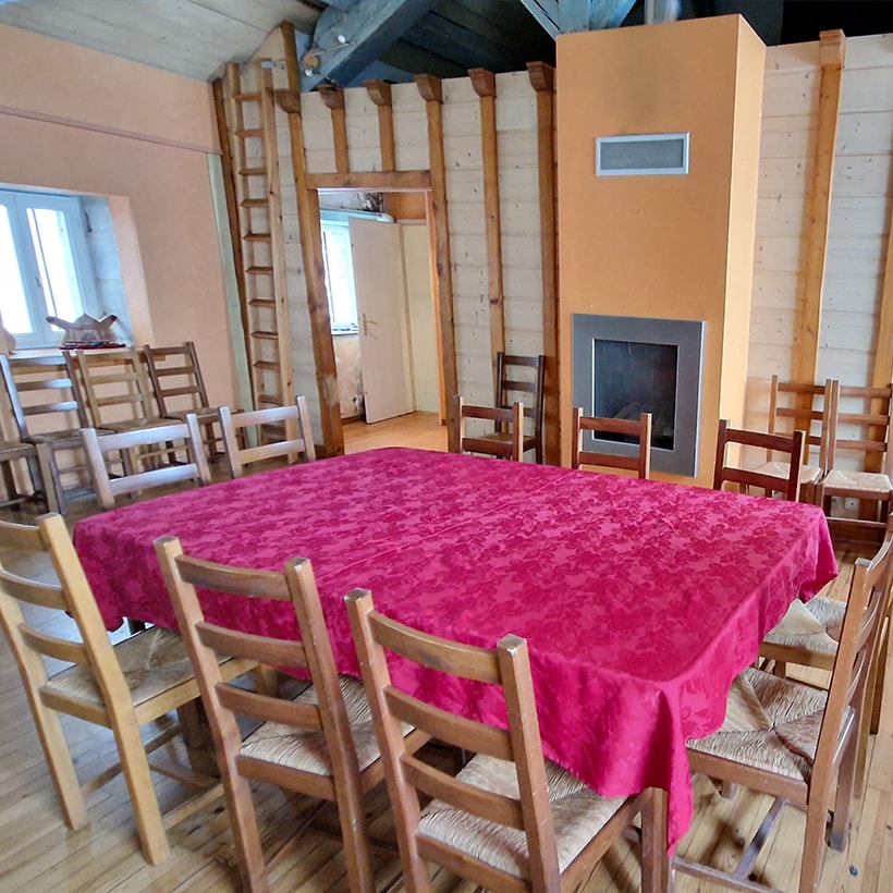 La salle à manger du restaurant